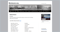 Desktop Screenshot of montesano.org